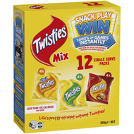 5 PACK of Twisties Mix Variety Snacks - Multipack 12 pack