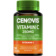 5 PACK of Cenovis Vitamin C 250mg Tablets Orange Flavour 150 pack