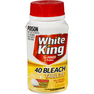 5 PACK of White King Bleach Lemon Tablets 40pk