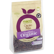 5 PACK of Macro Organic Cacao Nibs Cacao Nibs 250g