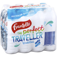 5 PACK of Frantelle Still Water 600ml x12 pack