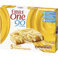 5 PACK of Fibre One Lemon Drizzle Squares 5 pack