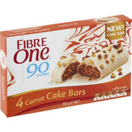 5 PACK of Fibre One Carrot Cake Bars 4 pack