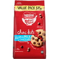 5 PACK of Nestle Bakers' Choice Milk Choc Bits Value Pack 375g