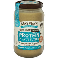 5 PACK of Mayver's Smunchy Protein Plus Peanut Butter 375g