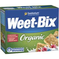 5 PACK of Sanitarium Weet-bix Organic Breakfast Cereal 750g