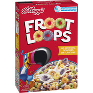 5 PACK of Kellogg's Froot Loops Breakfast Cereal 285g