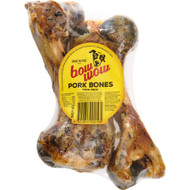 5 PACK of Bow Wow Treat Pork Bones 2pk
