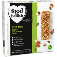 5 PACK of Food For Health Bars Fruit Free 150g