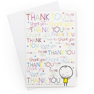 5 PACK of Carlton Thank You Greeting Card