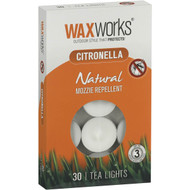 5 PACK of Waxworks Citronella Candle Tea Light 30 pack