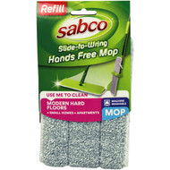 5 PACK of Sabco Slide-to-wring Hands Free Mop Refill