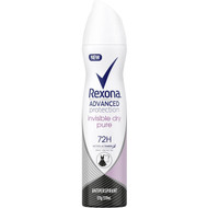 5 PACK of Rexona Women Advanced Protection Invisible Dry Pure 220ml
