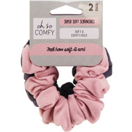 5 PACK of Oh So Comfy Super Soft Scrunchies 2 pack