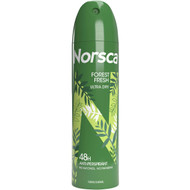 5 PACK of Norsca Deodorant Aerosol Forest Fresh 150g