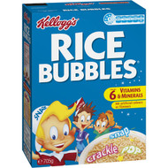 5 PACK of Kellogg's Rice Bubbles Puffed Rice Breakfast Cereal 705g