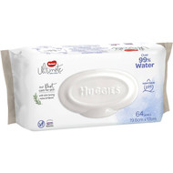 5 PACK of Huggies Ultimate 99% Water Baby Wipes 64 pack