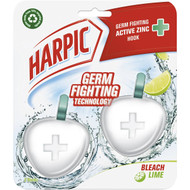 5 PACK of Harpic Hygienic Toilet Cleaner Bleach Lime 2 pack