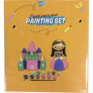 5 PACK of Gm Housebrand Paint Your Own Princess & Castle Set