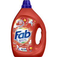 5 PACK of Fab Laundry Liquid Fresh Blossom 2l