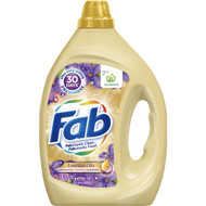 5 PACK of Fab Laundry Liquid Essential Oils Indian Nights 1.8l