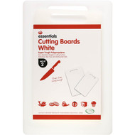 5 PACK of Essentials Cutting Board White 2 pack