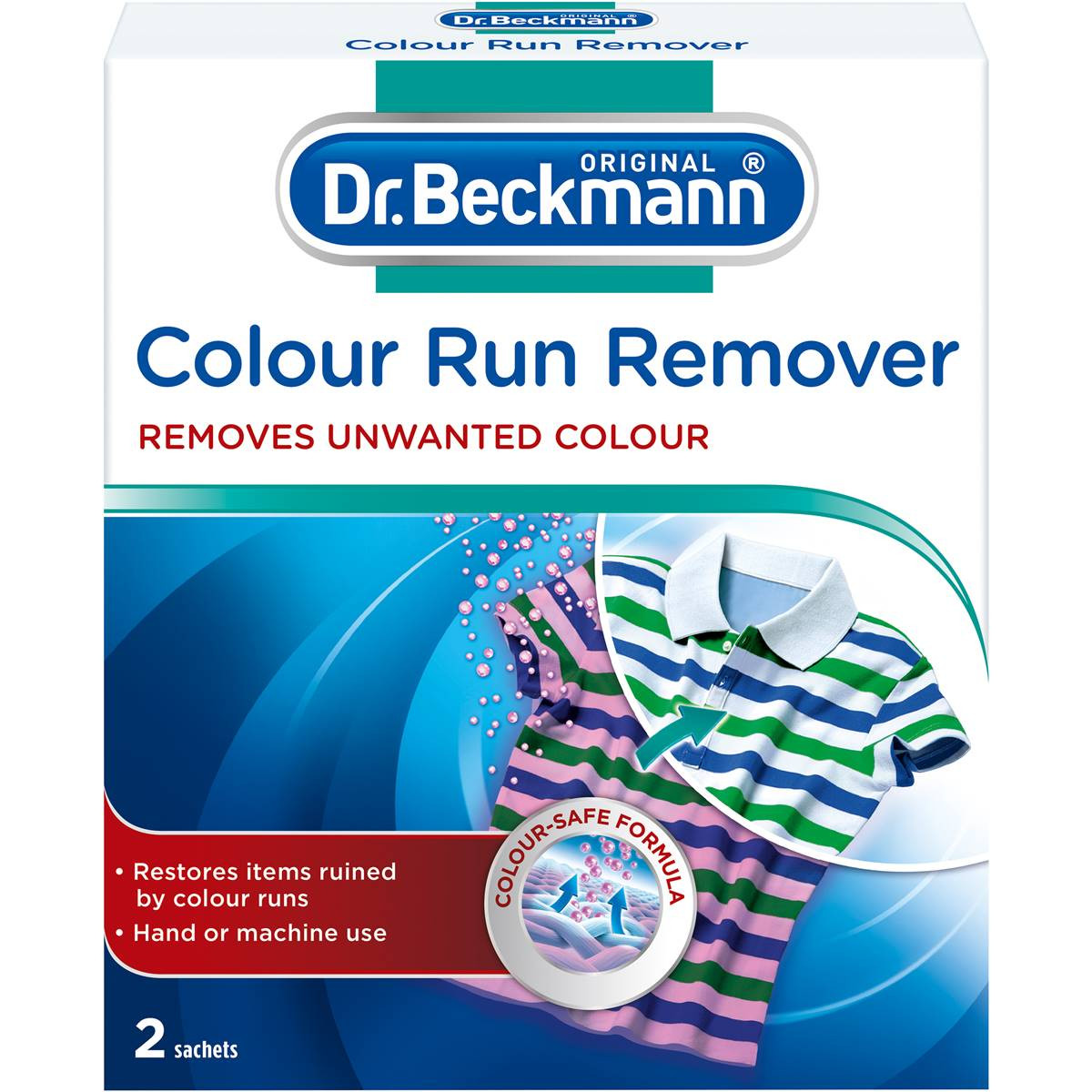 Dr Beckmann Colour Safe Colour Run Remover 2 Pack