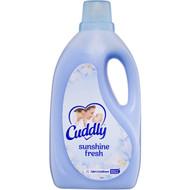 5 PACK of Cuddly Sunshine Fresh Fabric Softener Long Lasting Fragrance 2l