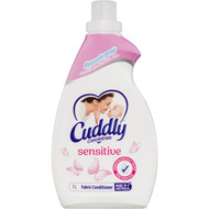 5 PACK of Cuddly Concentrate Fabric Softener Conditioner Soft & Sensitive 1l