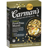 5 PACK of Carman's Original Fruit Free Muesli 500g