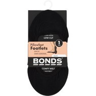 5 PACK of Bonds Pillowfeet Footlet Size 9-11 Assorted 1 pair