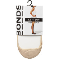 5 PACK of Bonds Low Cut Heel Grip Footlets Nude