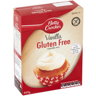 5 PACK of Betty Crocker Gluten Free Vanilla Cupcake Mix 460g