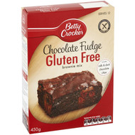 5 PACK of Betty Crocker Gluten Free Chocolate Fudge Brownie Mix 450g