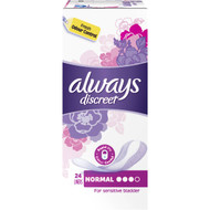 5 PACK of Always Discreet Normal For Bladder Leaks 24 pack