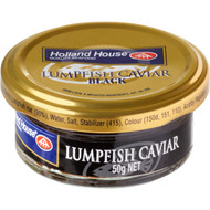 5 PACK of Holland House Caviar Black 50g
