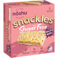 5 PACK of Noshu Sugar Free Marshy Mellow Snackles 5 pack