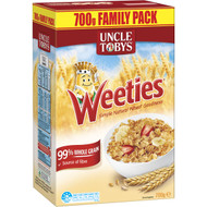 5 PACK of Uncle Tobys Cereal Vita Weeties 700g