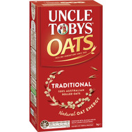 5 PACK of Uncle Tobys Oats Traditional Porridge 1kg