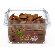 5 PACK of WW Almonds Natural 225g