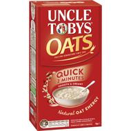 5 PACK of Uncle Tobys Oats Quick Porridge 1kg