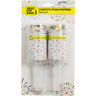 5 PACK of Korbond Confetti Push Popper  2 pack