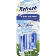 5 PACK of Refresh Your Car Car Vent Stick Fresh Linen 4 pack