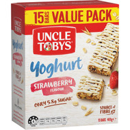 5 PACK of Uncle Tobys Yoghurt Muesli Bars Strawberry 469g