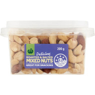 5 PACK of WW Snack Pots Nut Mix Roasted & Salted 200g