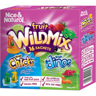 5 PACK of Nice & Natural Fruit Dino Snacks  16 pack