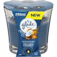 5 PACK of Glade Essential Oils Candle Smoldering Volcanic Coconut 96g