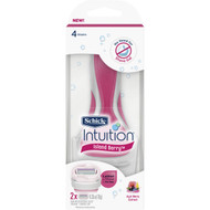 3 PACK OF Schick Intuition Island Berry Kit
