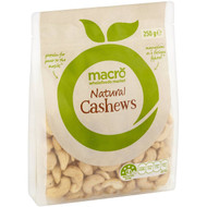 3 PACK OF Macro Cashew Kernels 250g