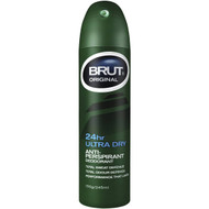 3 PACK OF Brut Deodorant Aerosol Anti Perspirant Ultra Dry 150g
